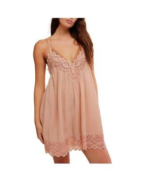 Fiona Lace Slip Blush