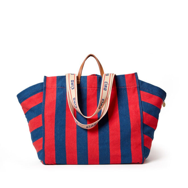 Beach Tote (Canvas Stripe)