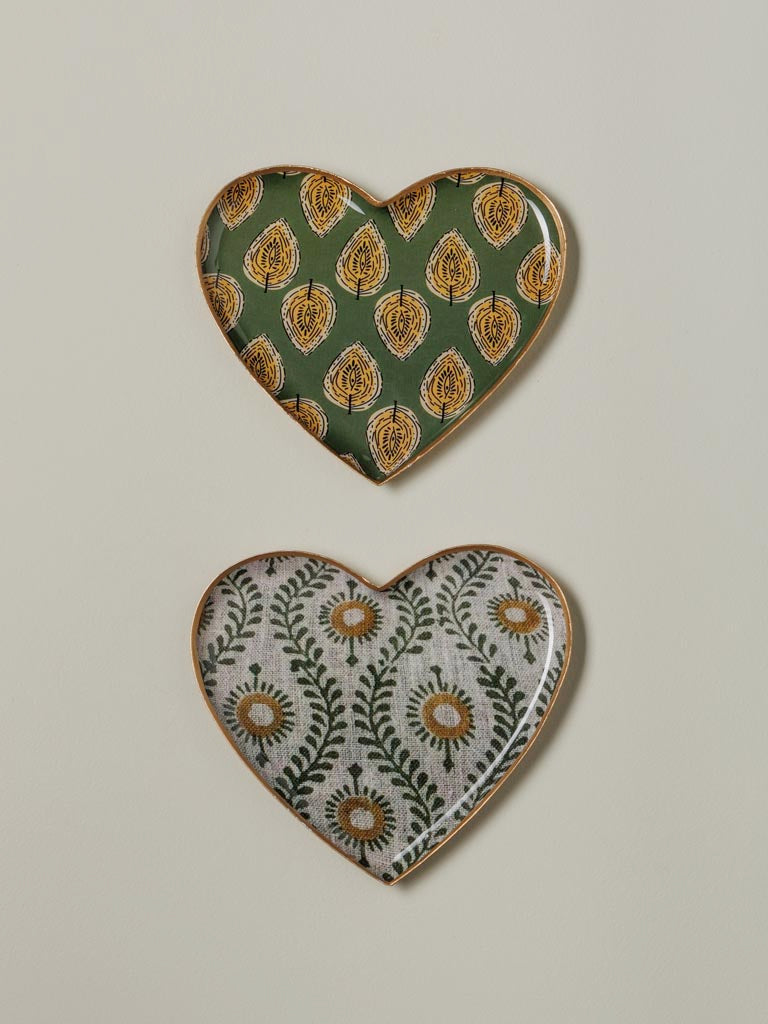 Chehoma S/2 Green Heart Trays Bangalore