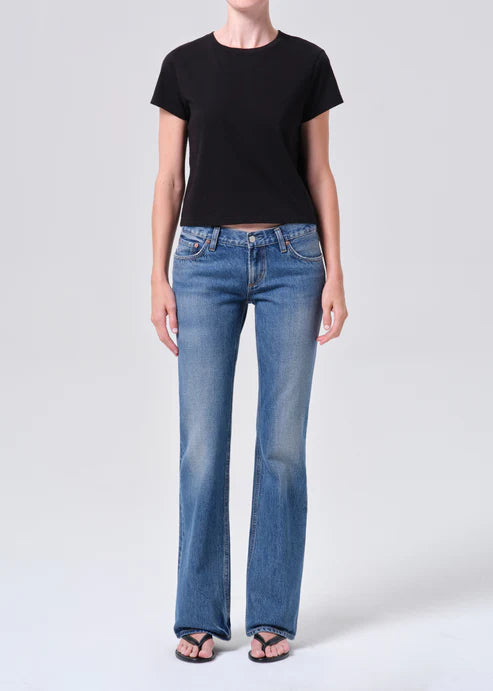Low Rise Boot Jeans in Margin