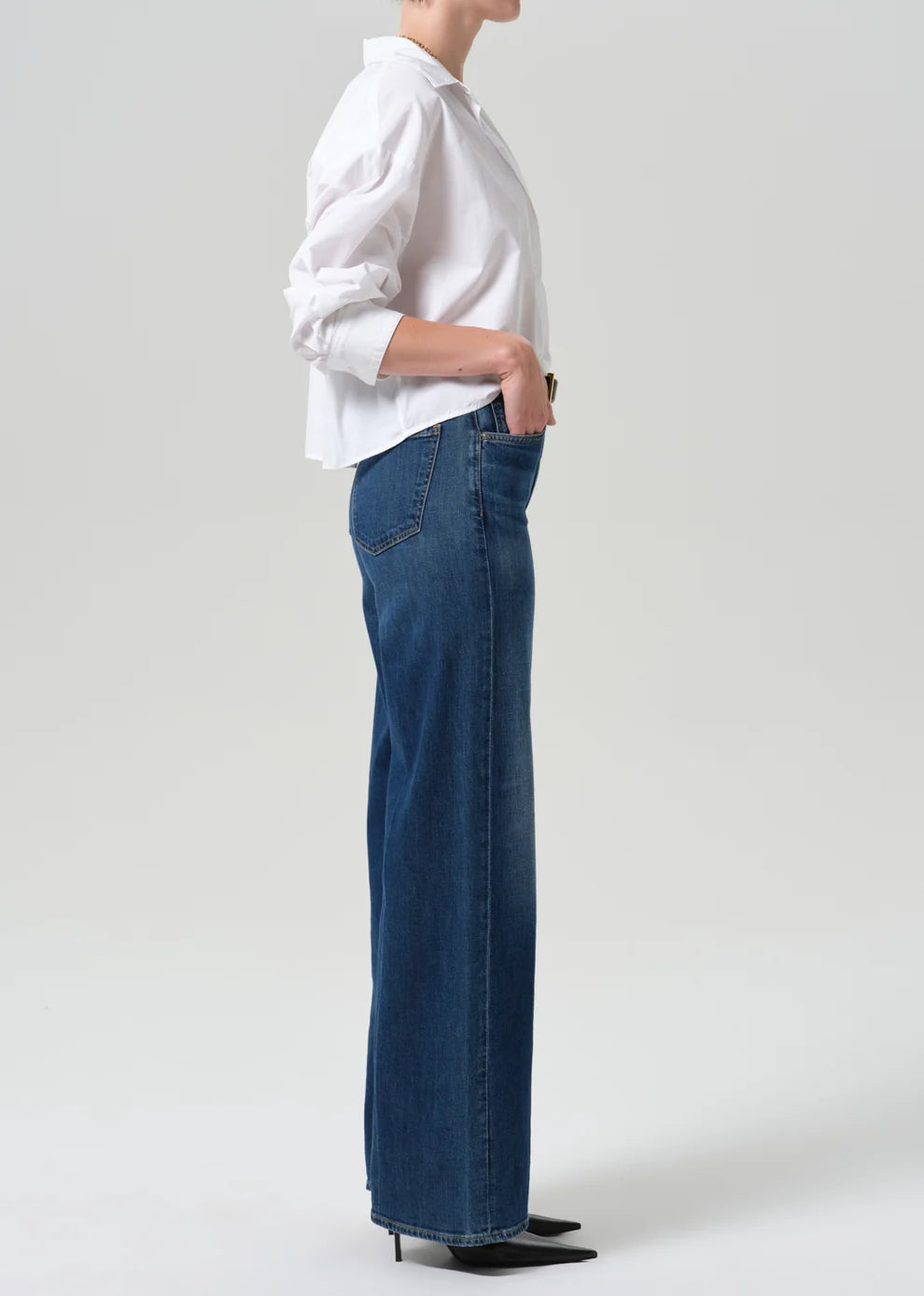 Lyra Long Wide Leg - Elm
