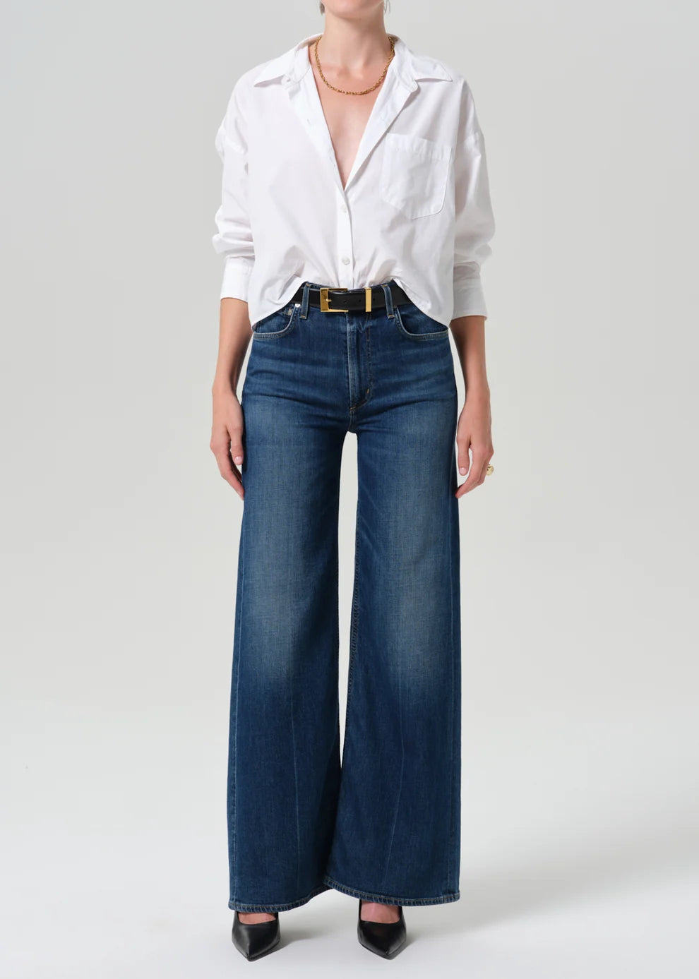 Lyra Long Wide Leg - Elm