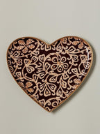 Chehoma S/2 Burgundy Heart Trays Bangalore detail
