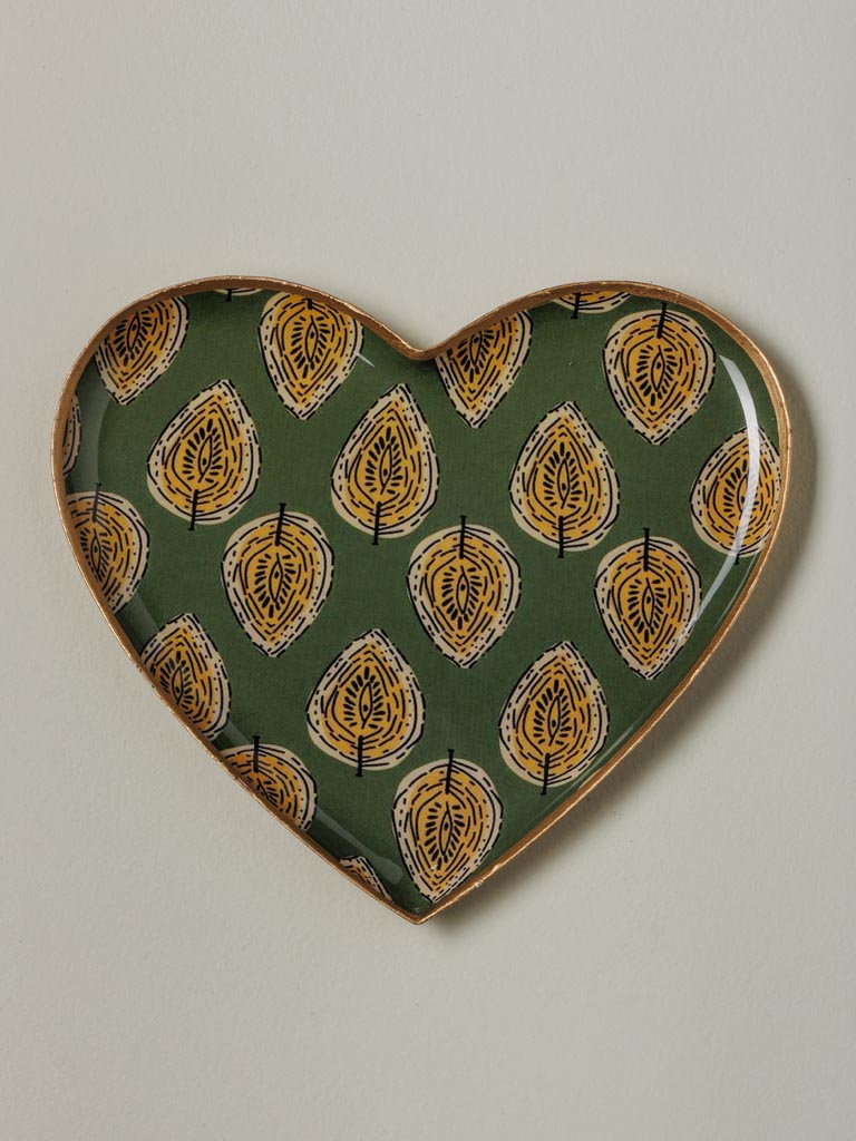 Chehoma S/2 Green Heart Trays Bangalore styled