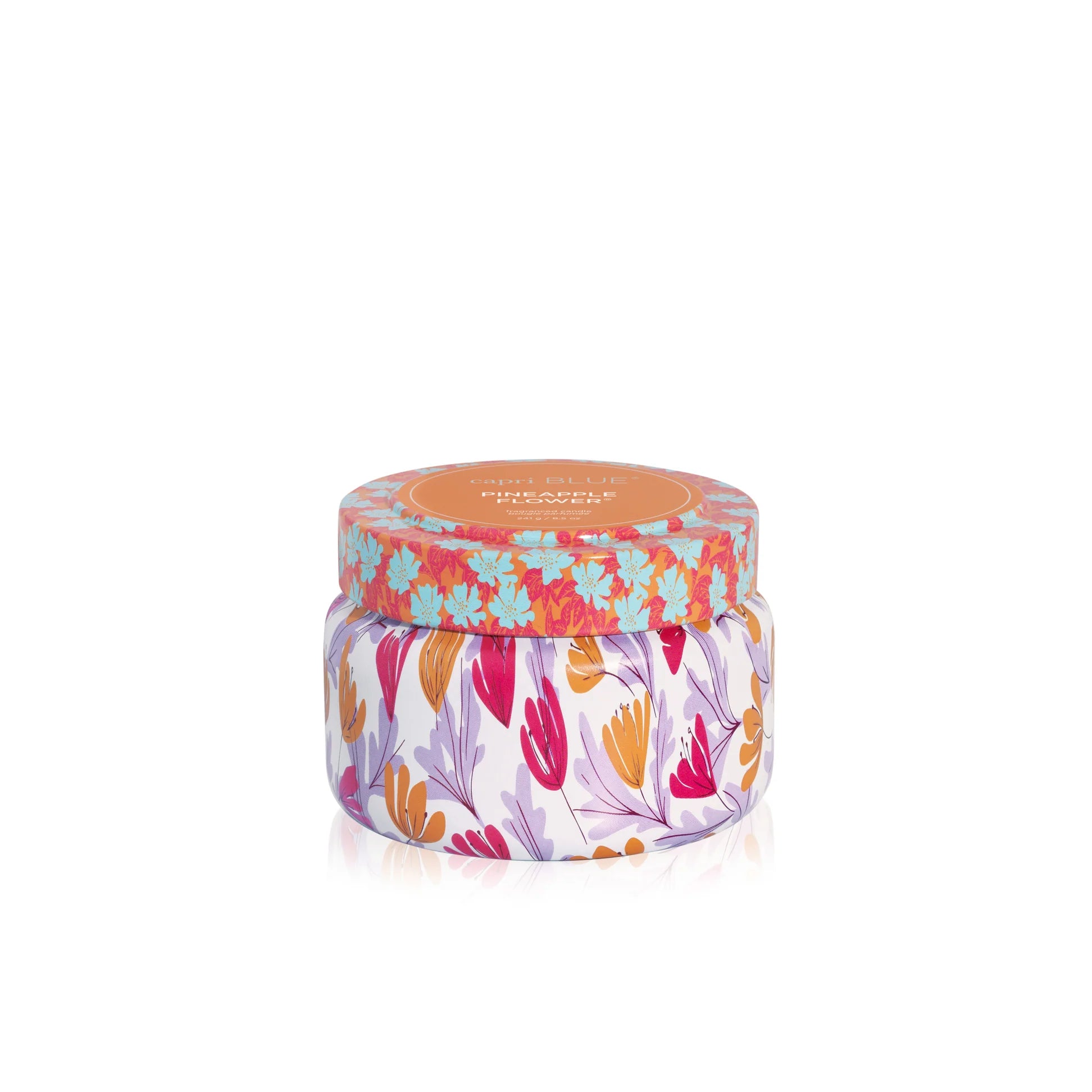 Pineapple Flower Pattern PlayTravel Tin