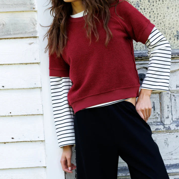 Ziggy Short Sleeve - Ruby Red
