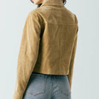 Suede Cropped Jacket