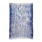 Tesuji Shibori Style Slub Cotton Throw