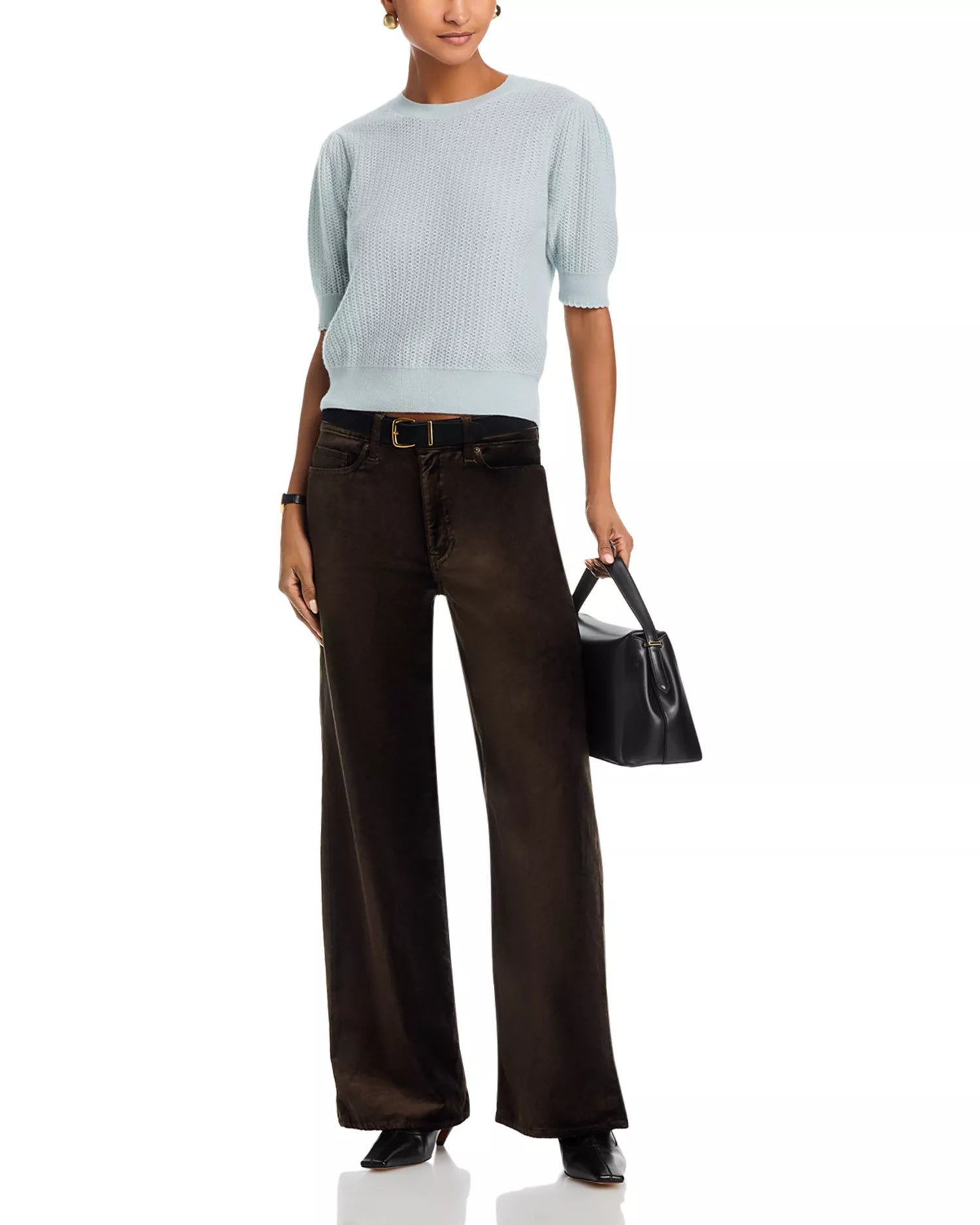 Le Slim Palazzo Velveteen