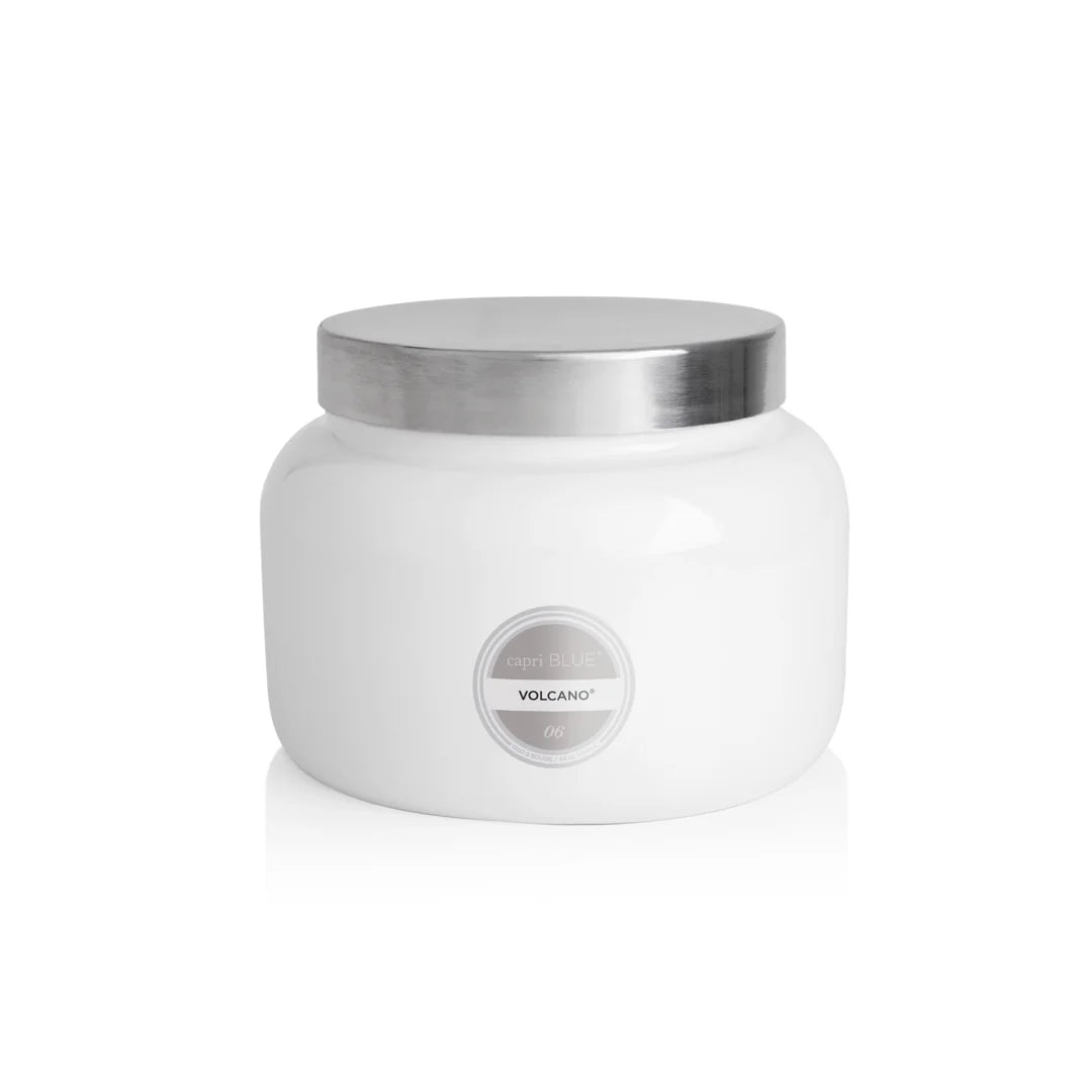 Volcano White Jumbo Signature Jar Candle